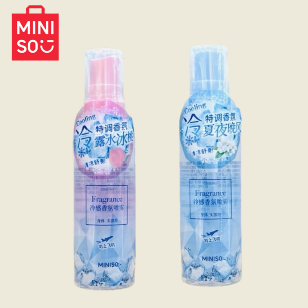 miniso名创优品冷感香氛身体喷雾冰凉冷感降温清凉喷雾便携旅行装