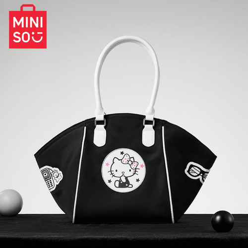 MINISO名创优品黑白简约托特包