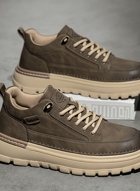 脚王KFT男鞋新款冬季官方旗舰店阿甘鞋正品运动鞋板鞋厚底休闲鞋