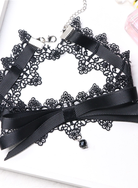 choker洛丽塔萝莉风蕾丝短项链