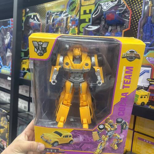 儿童变形玩具机器人擎天拼装变形玩具车大黄蜂擎天柱变形金刚玩具