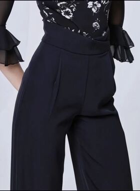 维度舞服舞服摩登舞裤子女原创设计女士西裤国标舞裤拉丁舞裤子