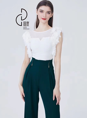 维度舞服摩登舞练习服连体上衣女新款原创国标舞衣拉丁舞表演服装