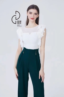 维度舞服摩登舞练习服连体上衣女新款原创国标舞衣拉丁舞表演服装