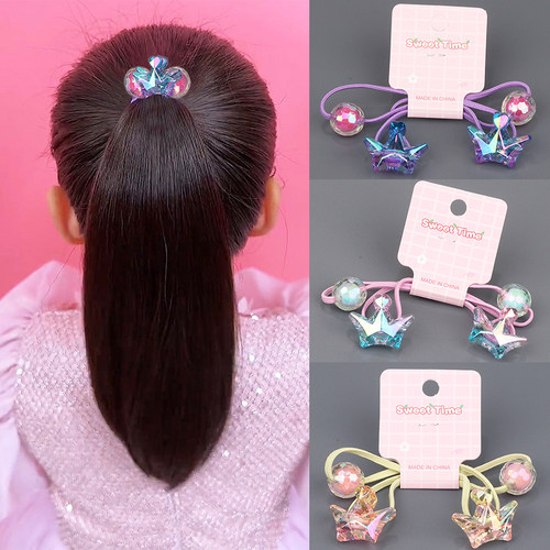 儿童高弹力绕绕发绳可爱