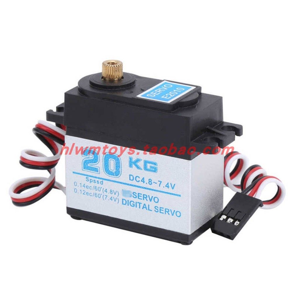 1/10伟力烈马煌博牧马人数字舵机20KG大扭力攀爬车高压金属舵机