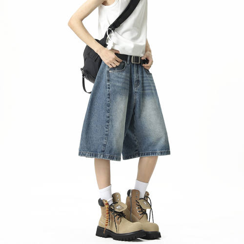 BWKA金靖同款牛仔中裤女