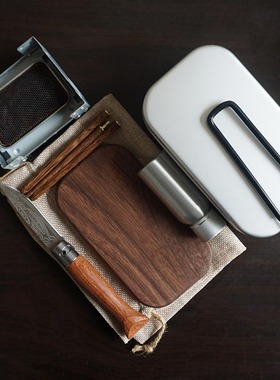 国产平替T牌铝饭盒户外煮饭神器老式野外露营复古日式野营套装