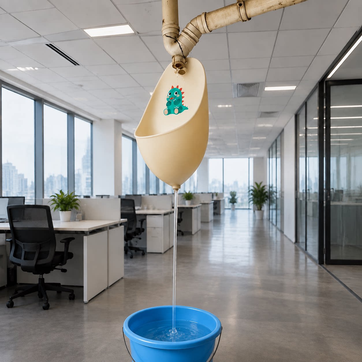 漏水接水漏斗空调冷凝水接水管热防水补漏用品
