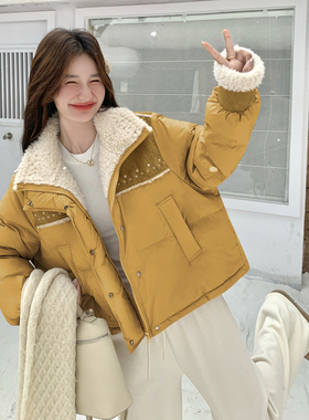 【首发有货】毛毛刺绣拼接羽绒服2C155-2379-P268-K398