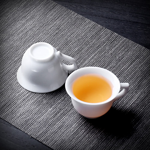 陶瓷小茶杯有耳带柄茶杯子