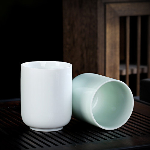 青花瓷陶瓷品茗杯主人杯家用茶碗