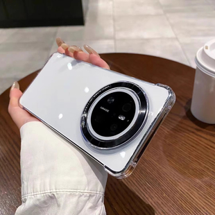 适用于华为mate70手机壳新款mate70pro的透明无边框壳半包超薄裸感meta60pro保护套魅特mate70男镜头全包高级