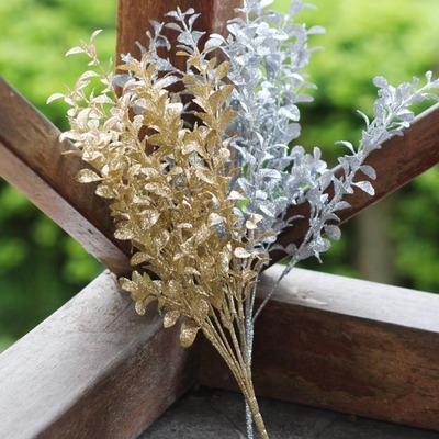 工艺金银花材客厅花饰花瓶插花