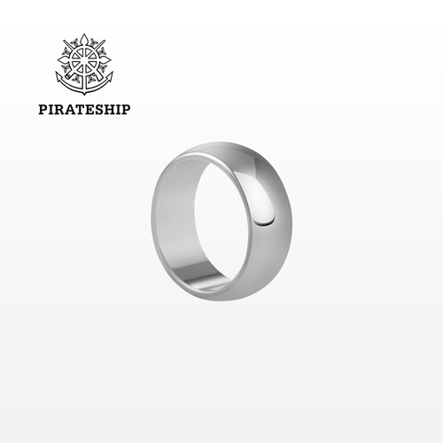 海盗船银饰戒指情侣小众设计指环