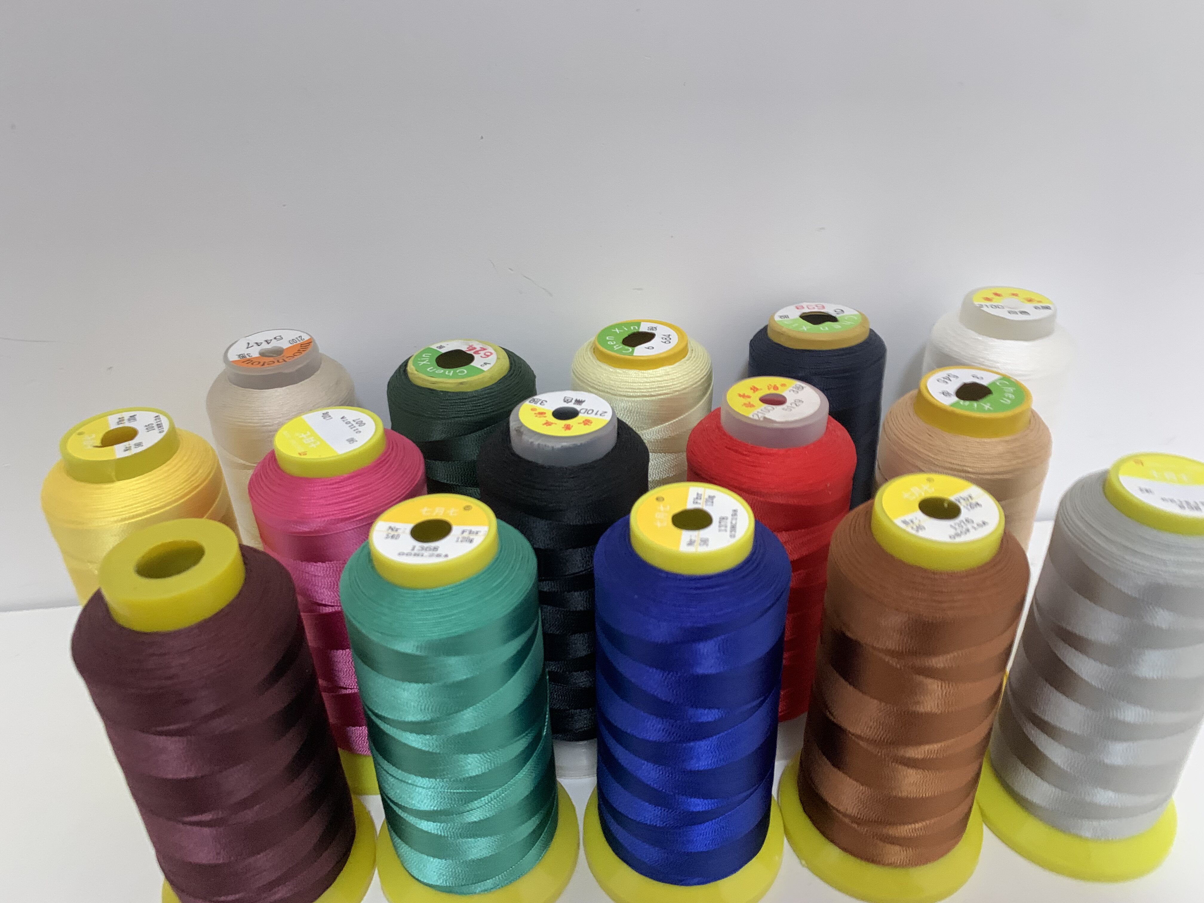 210D3/6股高强丝光线缝纫线手缝丝线手工diy皮革专用线衣服包鞋子