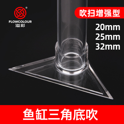 溢彩鱼缸透明三角底吹Flowcolour