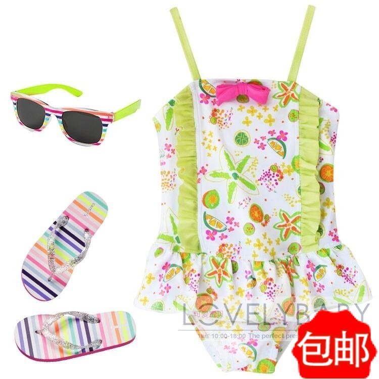 婴儿连体泳装幼儿温泉连体女童