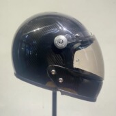 碳布亮光3C认证电动车头盔四季 通用Veldt维尔特复古摩托车盔亮碳