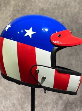 美国队长全盔VELDT头盔3C认证电动车半盔通用摩托车冬季三c半盔