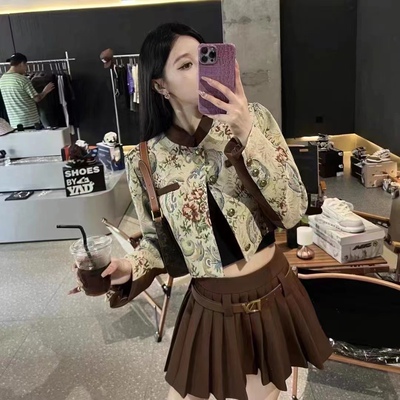 艾妃儿86232春款套装百褶裙