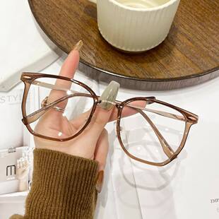 超轻TR90防蓝光眼镜女韩版潮流大框时尚眼镜架男女平光镜护目素颜