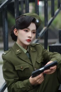 国军特工间谍特务演出服装美式女款二战军统表演服饰民国军阀军装