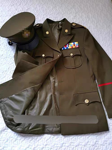 抗日时期美式国军装演出服舞台话剧本杀影视写真婚纱民国时期服装