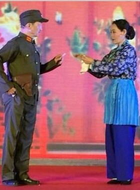 现代京剧沙家浜演出服装智斗 阿庆嫂 胡昌奎刁德一沙奶奶郭建光服