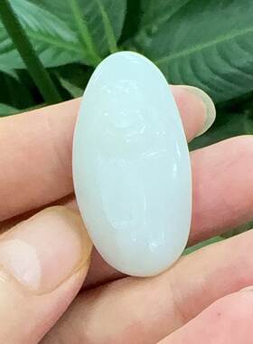 永喜玉器和田玉羊脂白玉挂件佛