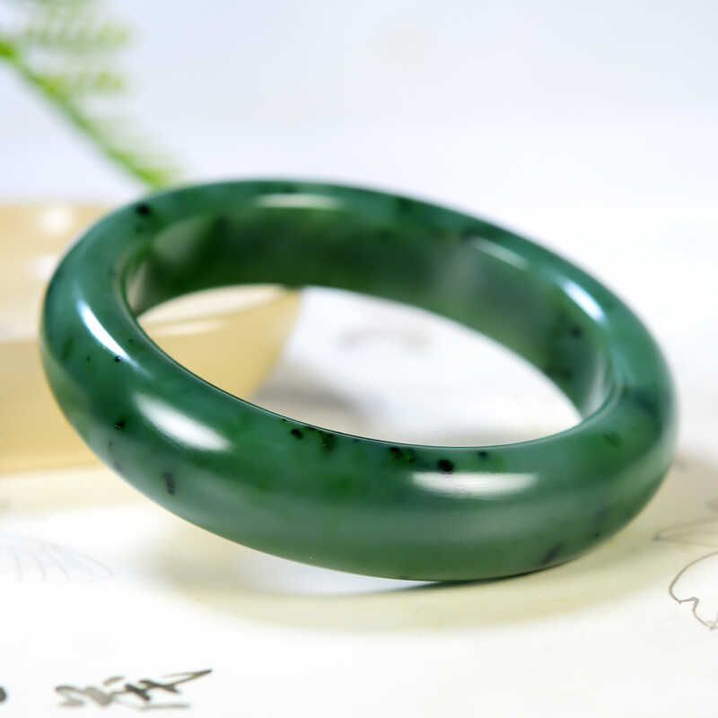 手镯玉镯子永喜玉器俄料中宽条