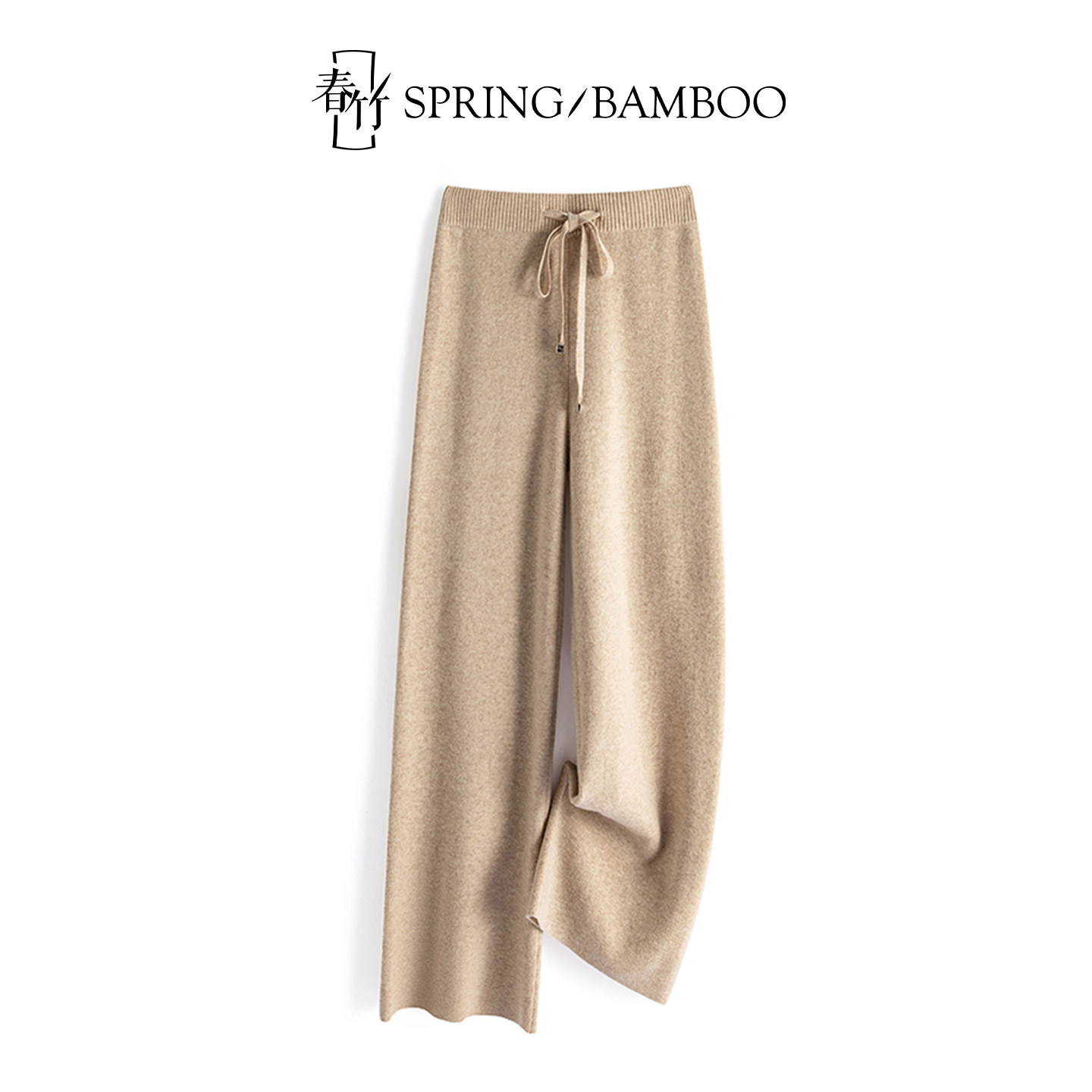 春竹2025秋冬新款绵羊毛加厚休闲裤显瘦百搭直筒裤羊毛裤子女11