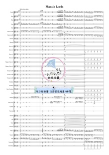 Mantis Lords 螳螂领主 空洞骑士 交响乐团 总谱 分谱 MP3