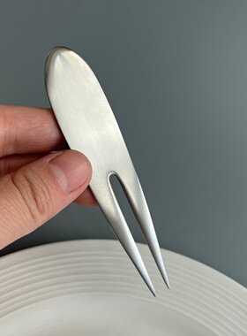 高品质304不锈钢简洁水果叉月饼叉海鲜叉家用甜品叉多用叉子