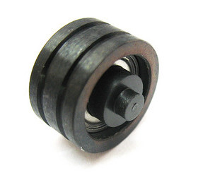 旭天适用乐彩5500写真机皮带轮子 5800喷画机小车轮被动轮 AB