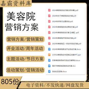 美容院养生馆会所活促销营销开业节日元旦圣诞销售活动策划方案例