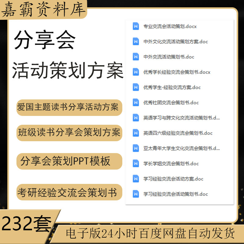 读书分享会活动策划方案大学生校园文化创业主题学习学术经营交流