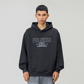 烫钻字母套头连帽卫衣男春季 新款 美式 FOH 高街情侣款 休闲宽松上衣