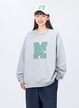 圆领卫衣19.9合集新款字母圆领套头卫衣男女同款休闲百搭上衣