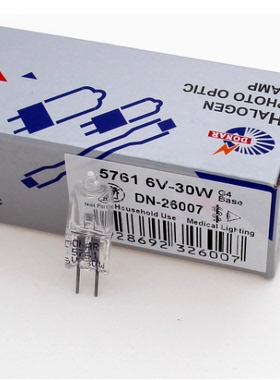 64265 5761 6V30W奥林巴斯CKX-41/31 GX-41/51金相显微镜灯泡6V