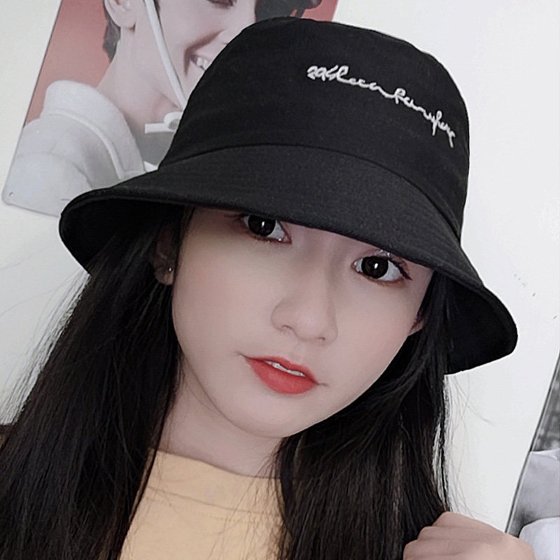 渔夫帽女时尚韩版春秋网红女小清新显脸小盆帽百搭小边帽子男中性