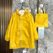 新2026简约夏季 纯色雨衣可配亲子幼儿园学生大童成人轻薄速干雨披