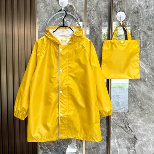 新2025简约夏季 纯色雨衣可配亲子幼儿园学生大童成人轻薄速干雨披