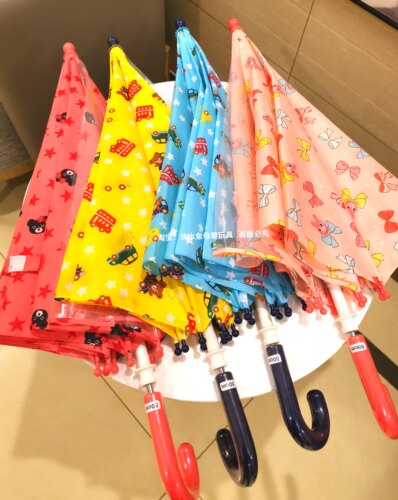 环保长柄伞小学生晴雨伞卡通