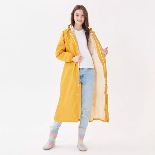 2025新款成人雨衣时尚男女速干徒步长款防水风衣外套韩版全身雨披