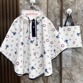 2026新卡通轻薄速干儿童雨披宝宝雨衣男女童幼儿园斗篷式 环保无味