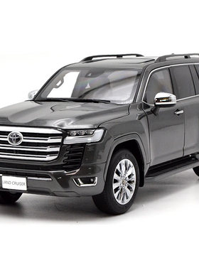 LCD 1:18 灰色丰田陆地巡洋舰 兰德酷路泽 LC300 ZX 合金汽车模型