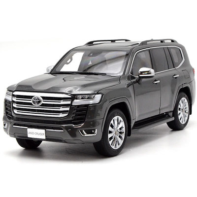 LCD 1:18 灰色丰田陆地巡洋舰 兰德酷路泽 LC300 ZX 合金汽车模型