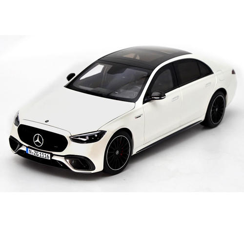 NZG 1:18 BENZ 白色奔驰 AMG S63合金全开静态汽车模型