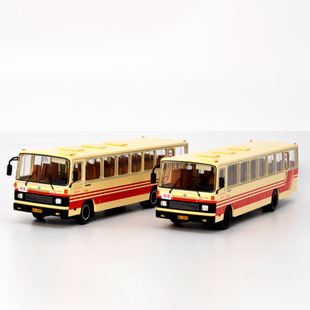 北京公交新品 1:64 黑色/白色轮毂黄海919路公交车合金静态模型